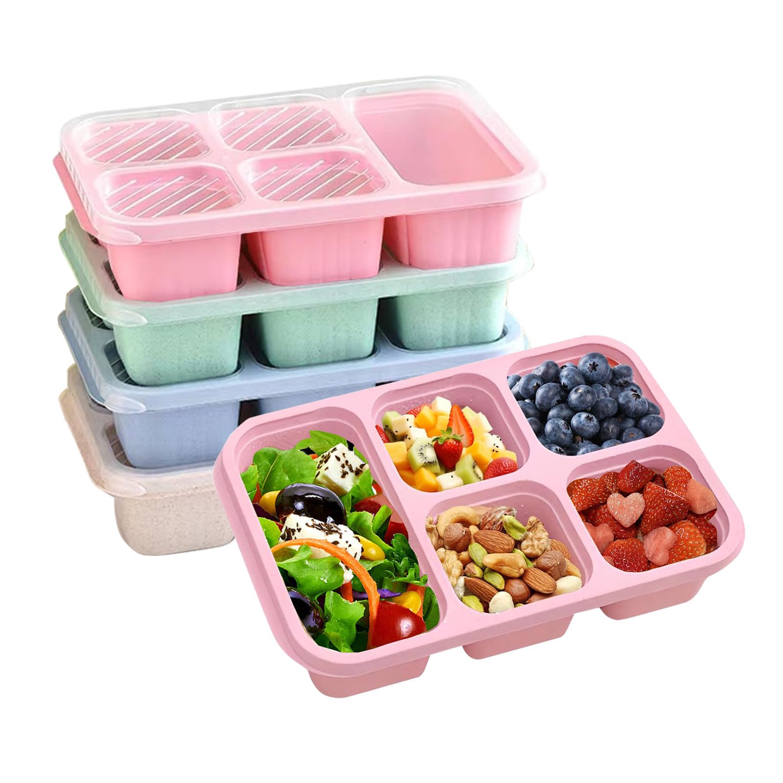 Snack Container Travel - 1 Stück, Bento-Lunchbox, geeignet für Reisen