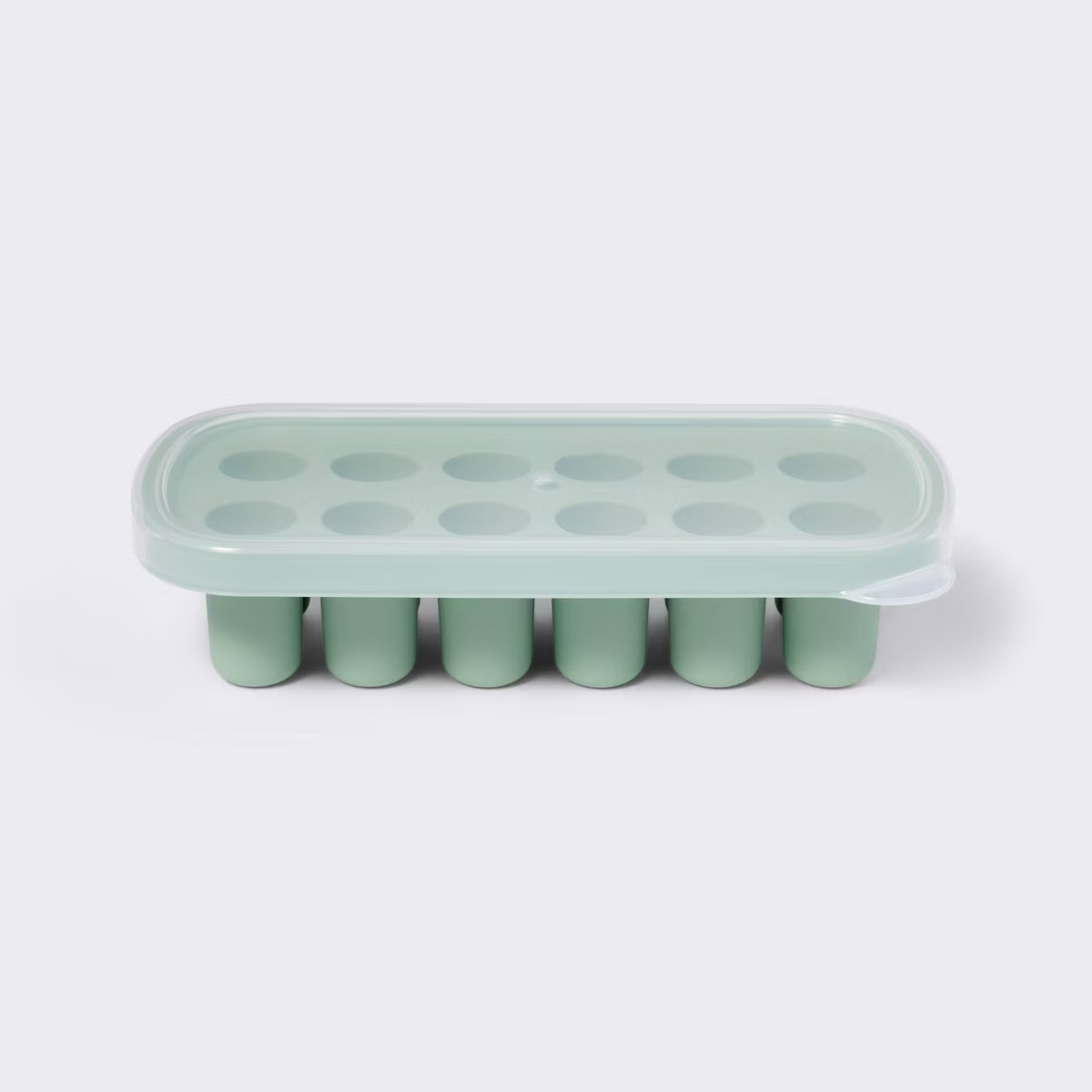 Freezer Tray Baby - Lebensmittel-Gefrierbehälter für Babynahrung, Eiswürfelbehälter mit Deckel,