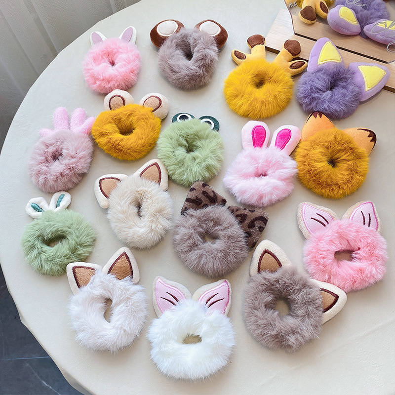 Baby Food Meat - 1pc Mädchen Haarschmuck Stil Plüsch drei