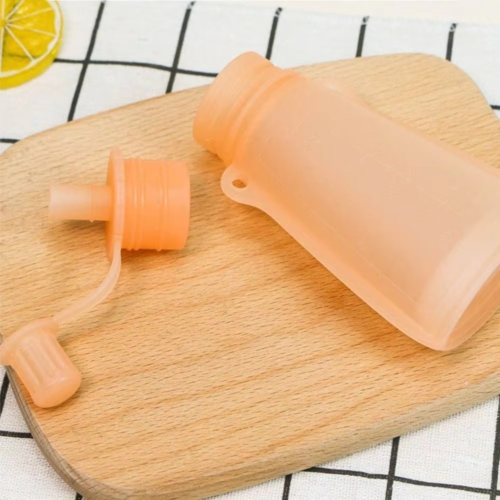 Baby Food Pouches Reusable - BPA-freier Lebensmittelbeutel, auslaufsichere Versiegelung, wiederverwendbarer Lebensmittelbehälter,