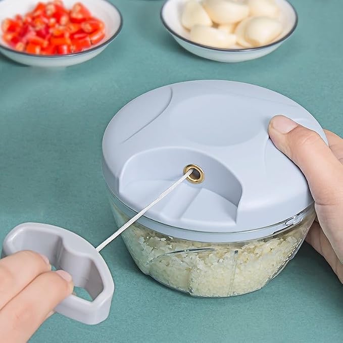 Baby Food Meat - Babyfreundlicher manueller Lebensmittelzerkleinerer, handbetriebener Mini-Knoblauchzerkleinerer für