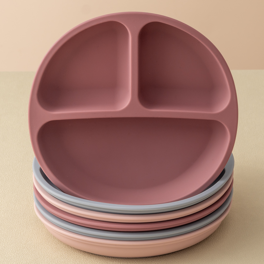Baby Food Utensils - 1PCS Baby Sucker Silikon Essplatte BPA