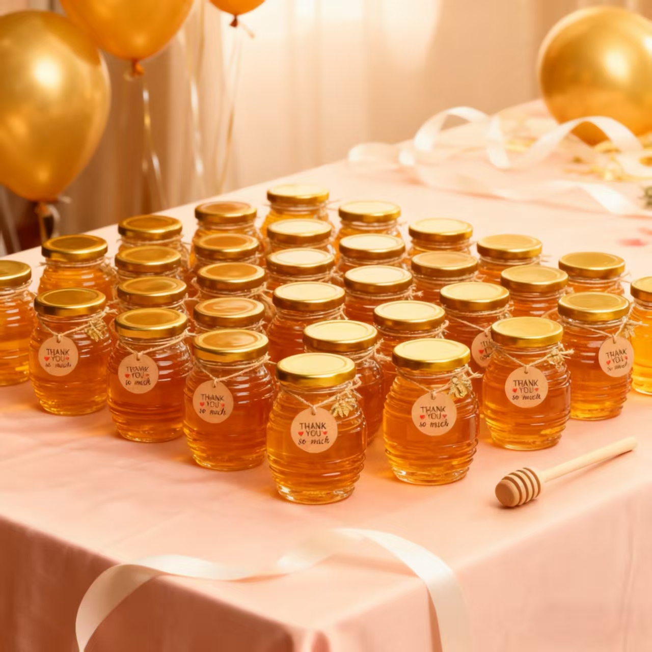 Baby Food Jars Glass - 12/24/36 Stück - 70ml, Mini-Glas-Honiggläser-Set, Runde