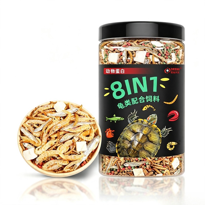 Baby Food Shrimp - Schildkrötenfutterpellets für Jungkröten, Brasilianisches Gras, Krokodil,