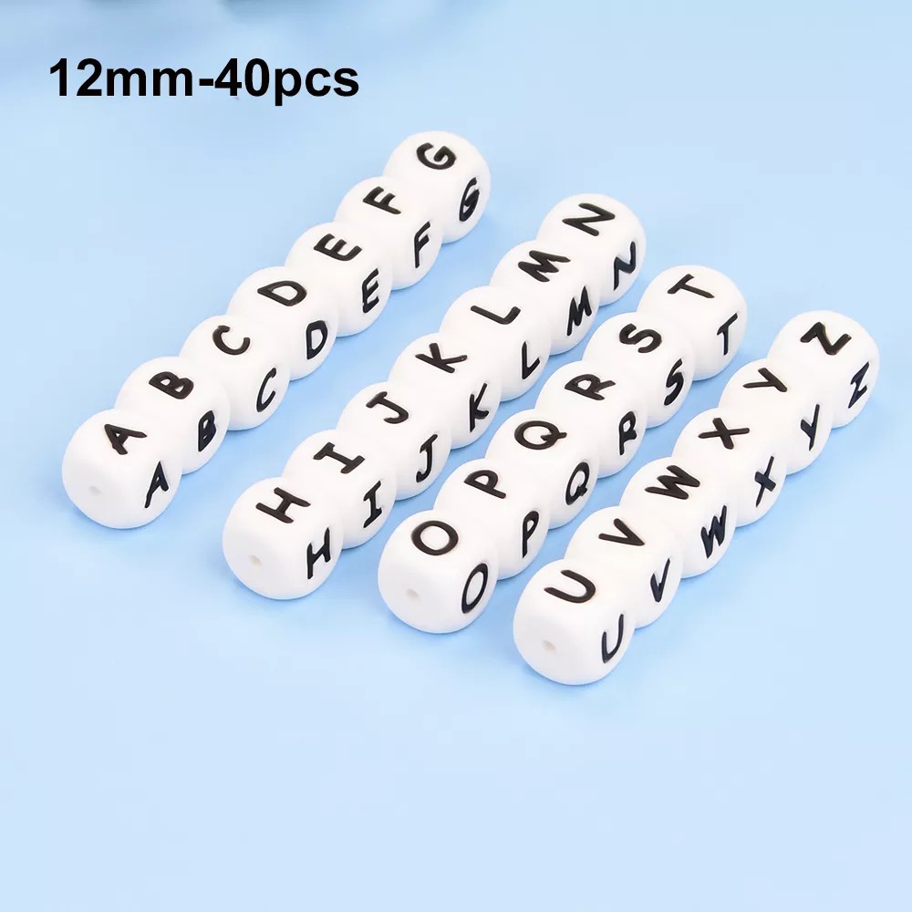 Baby Food Name - LOFCA 40 Teile/los Alphabet 12mm Food