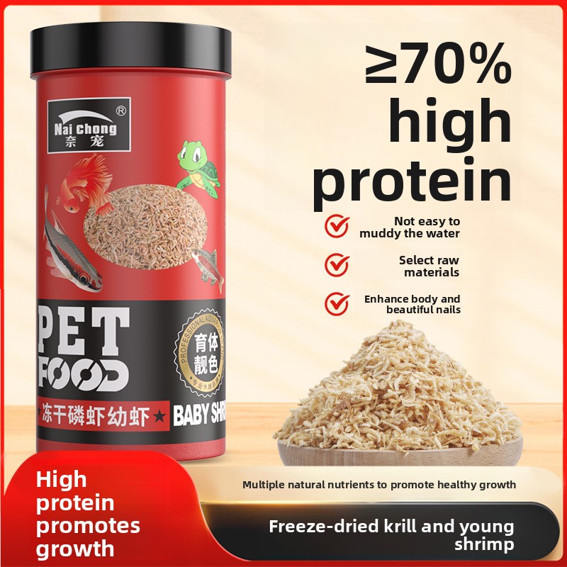 Baby Food Shrimp - Naichong Gefriergetrockneter Antarktischer Krill - Proteinreiches