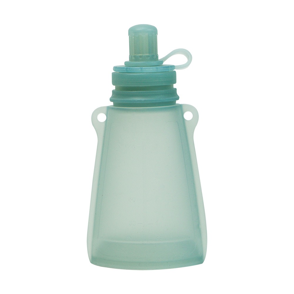 Baby Food Pouches Reusable - BPA-freier Silikon-Babynahrungsbeutel, Nachfüllbarer Wiederverwendbarer Milchaufbewahrungsbeutel, Auslaufsicherer