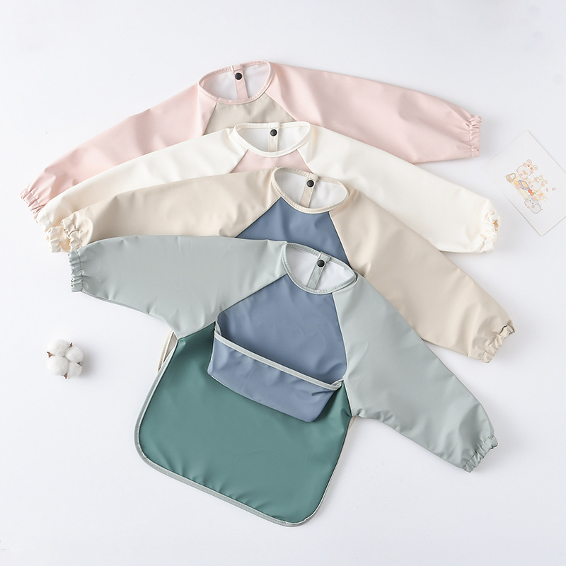 Kinder Baby Langarm PU Lätzche – Bib Long Sleeve Bewertung und Preis