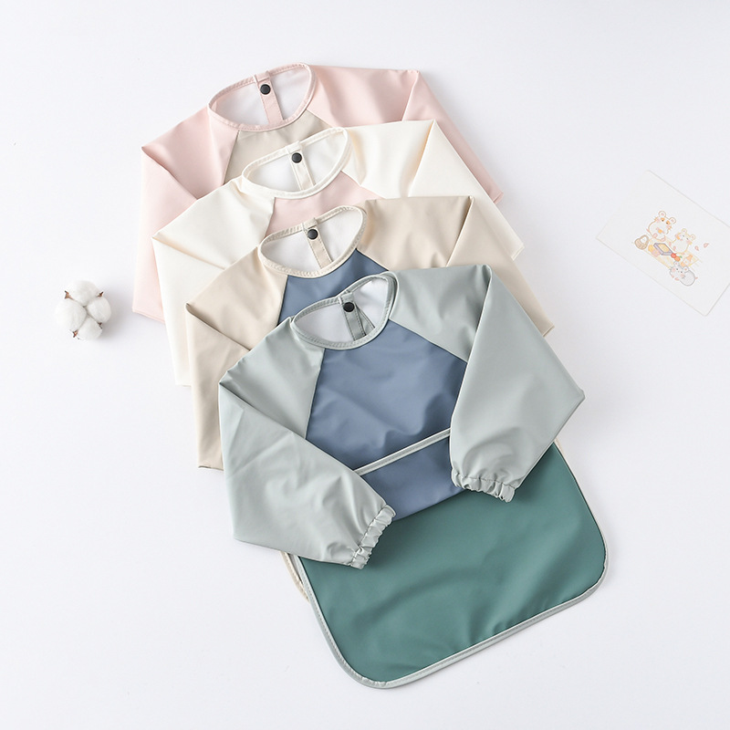 Kinder Baby Langarm PU Lätzche – Bib Long Sleeve Bewertung und Preis