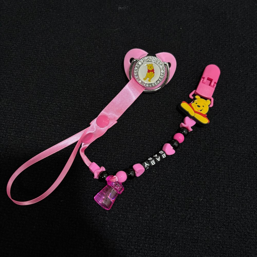 Personalisiertes Schnullerclip – Baby Food Name Bewertung und Preis
