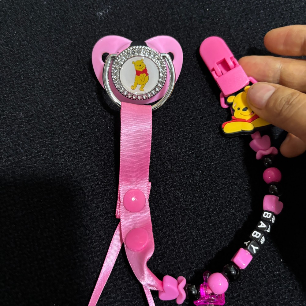 Personalisiertes Schnullerclip – Baby Food Name Bewertung und Preis