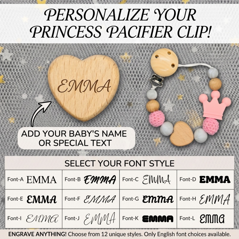 Personalisierter Baby-Schnulle – Baby Food Name Bewertung und Preis