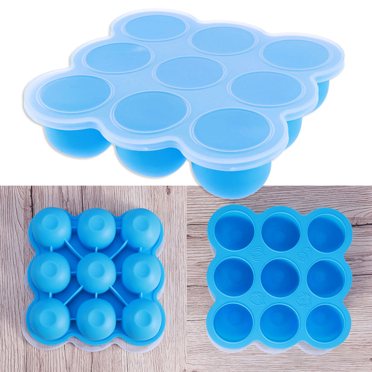 9-Fächer-Baby-Nahrungbehälter  – Freezer Tray Baby Bewertung und Preis