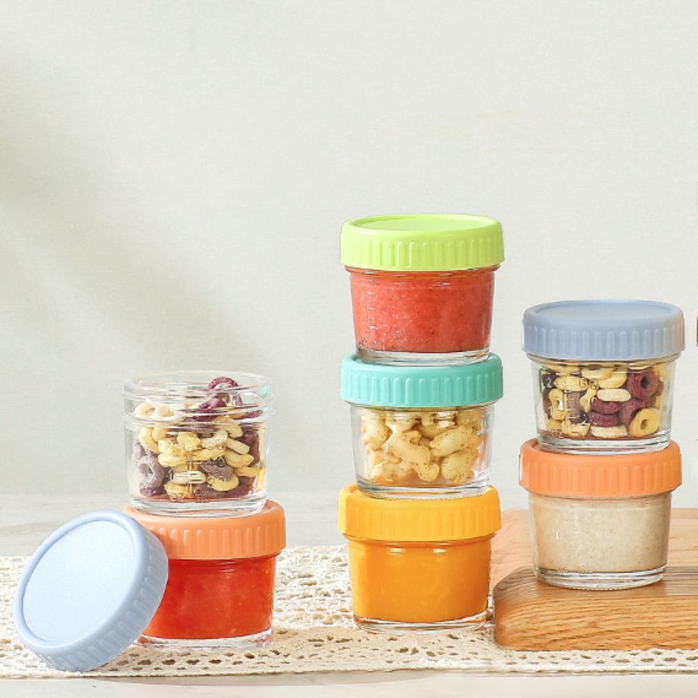 6 Stück Einmachglas aus Glas,  – Baby Food Glass Containers Bewertung und Preis