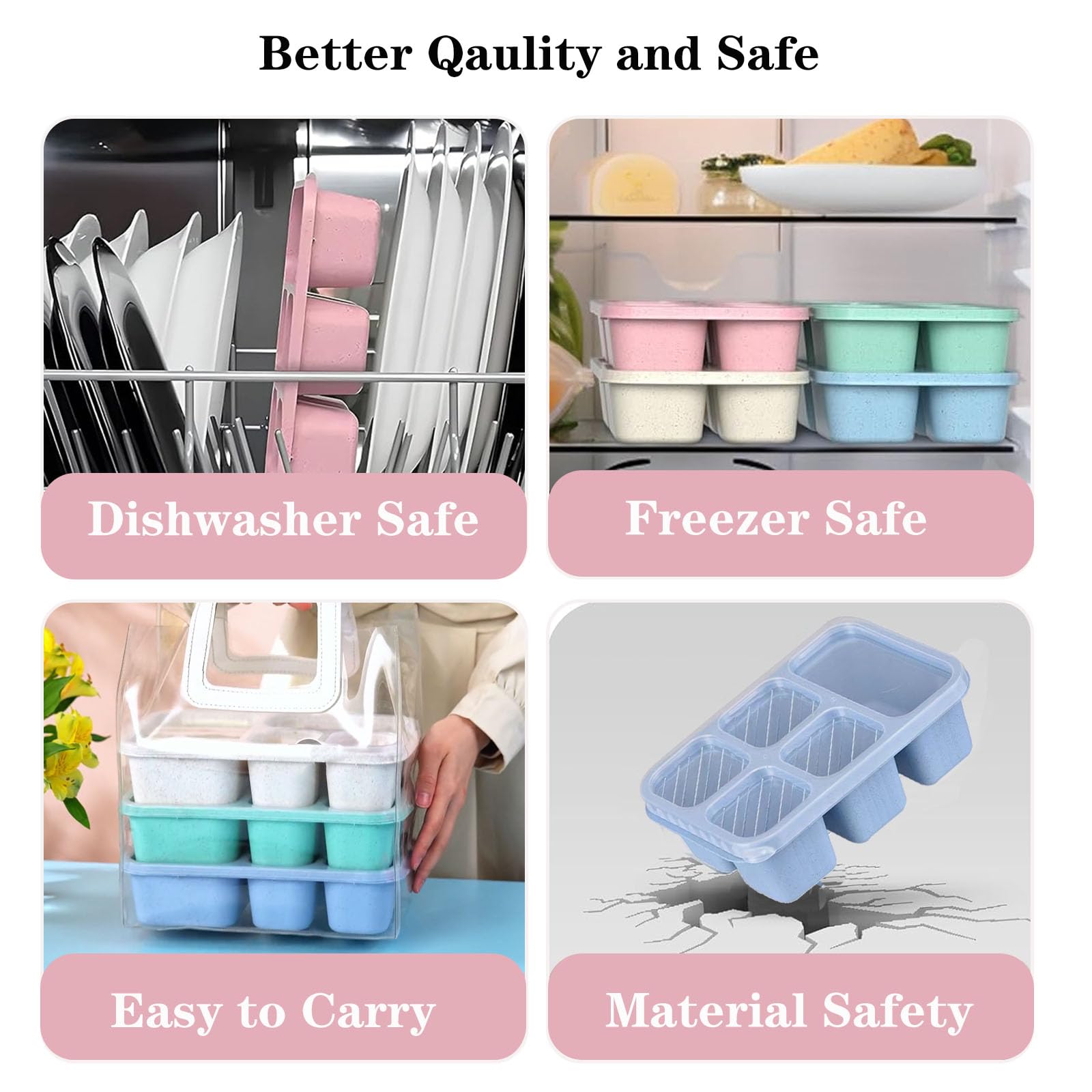 1 Stück, Bento-Lunchbox, geeig – Snack Container Travel Bewertung und Preis