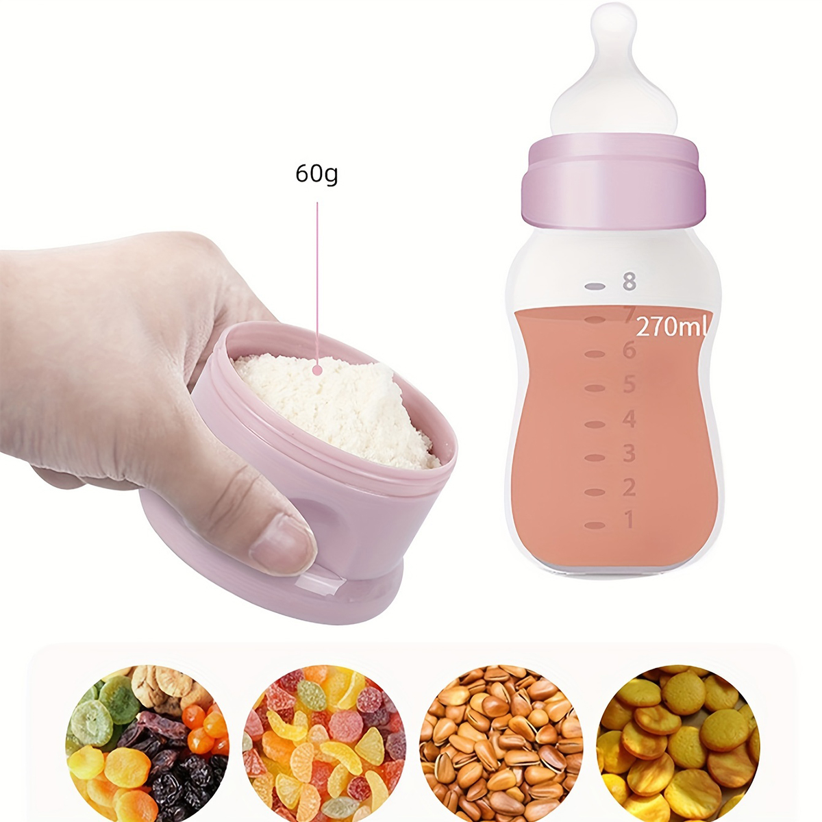 Baby-Milchpulverbehälter mit g – Snack Container Travel Bewertung und Preis