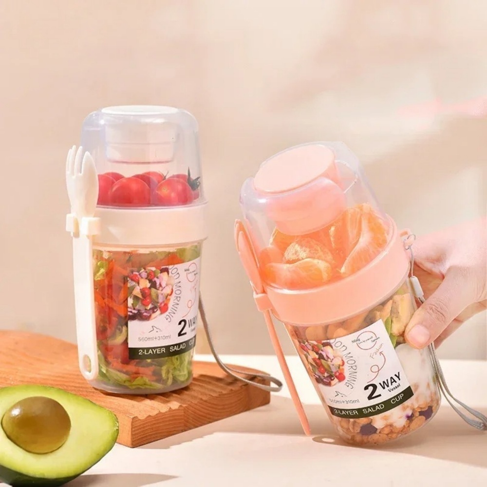 Tragbare Salat Tasse Frühstück – Snack Container Travel Bewertung und Preis
