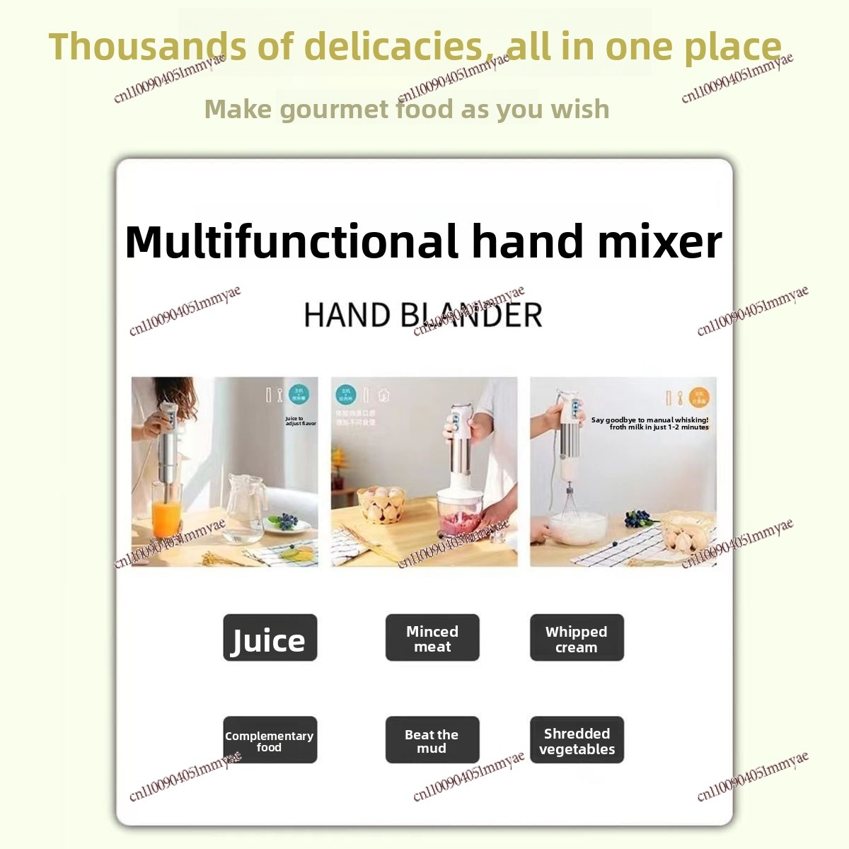 Handheld Kochen Stick Mahlen F – Baby Food Meat Bewertung und Preis
