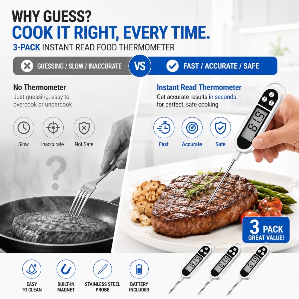 Digitales Sonden-Thermometer m – Baby Food Meat Bewertung und Preis