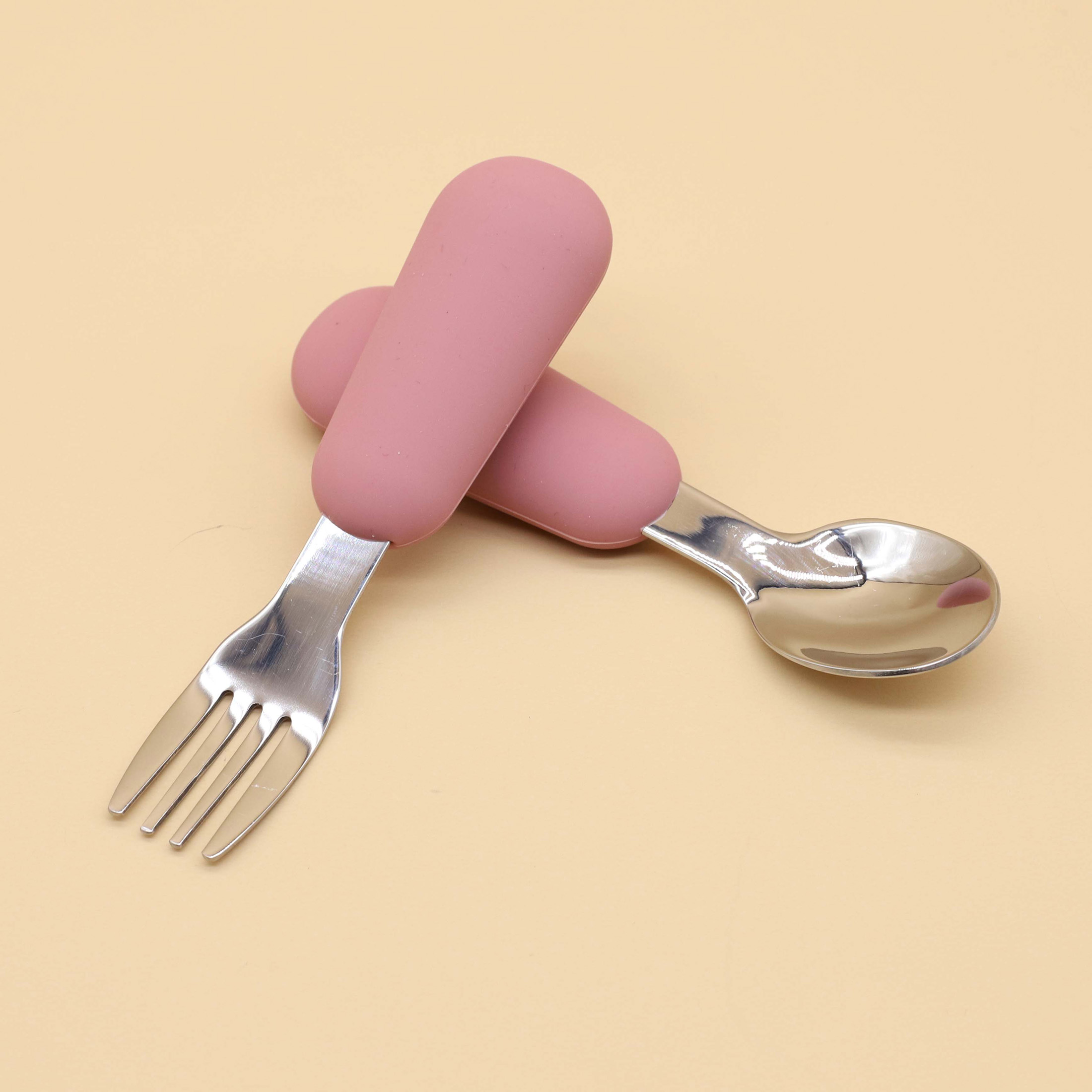 Silikon-Löffelgabel aus Edelst – Baby Food Utensils Bewertung und Preis