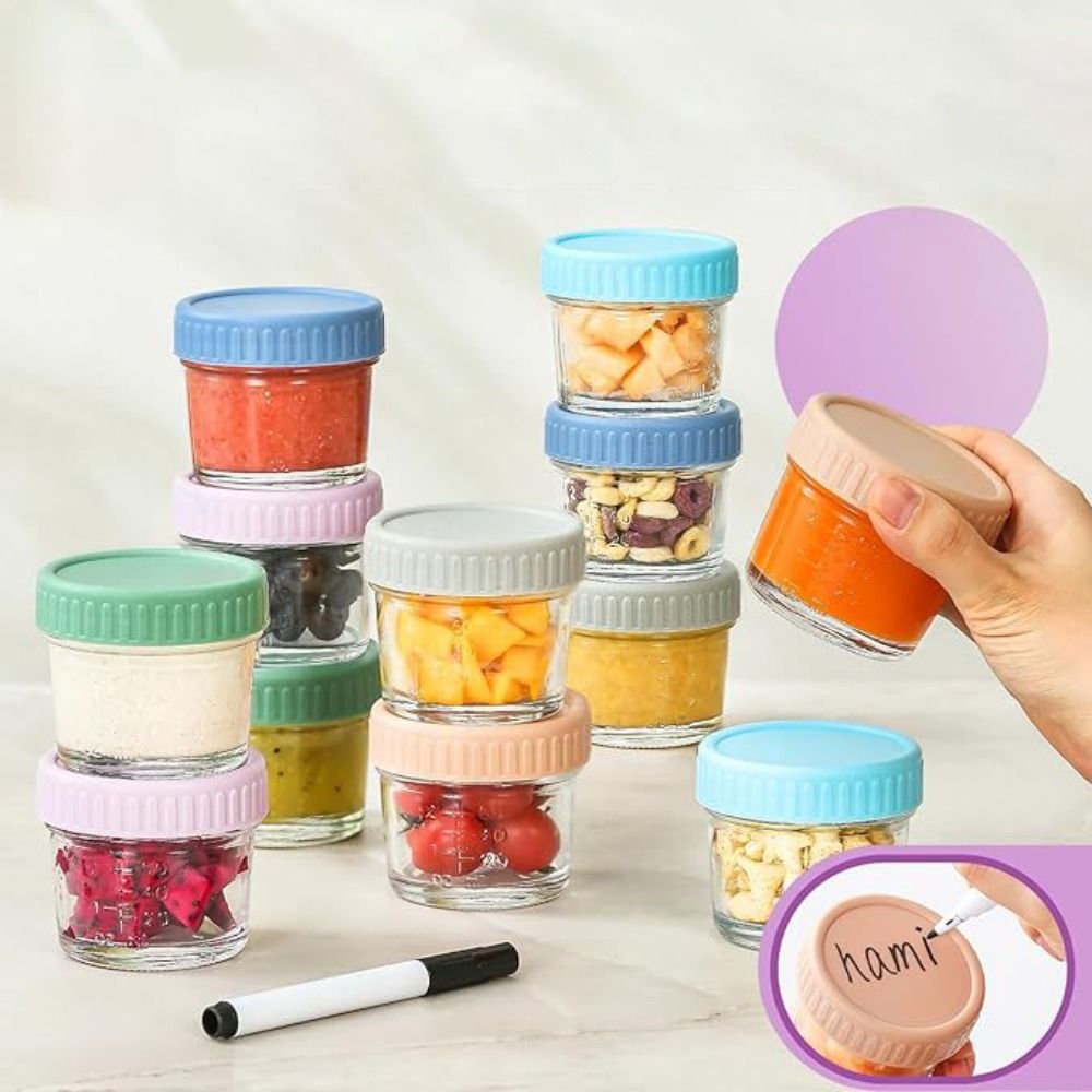 6 Stück Einmachglas aus Glas,  – Baby Food Glass Containers Bewertung und Preis