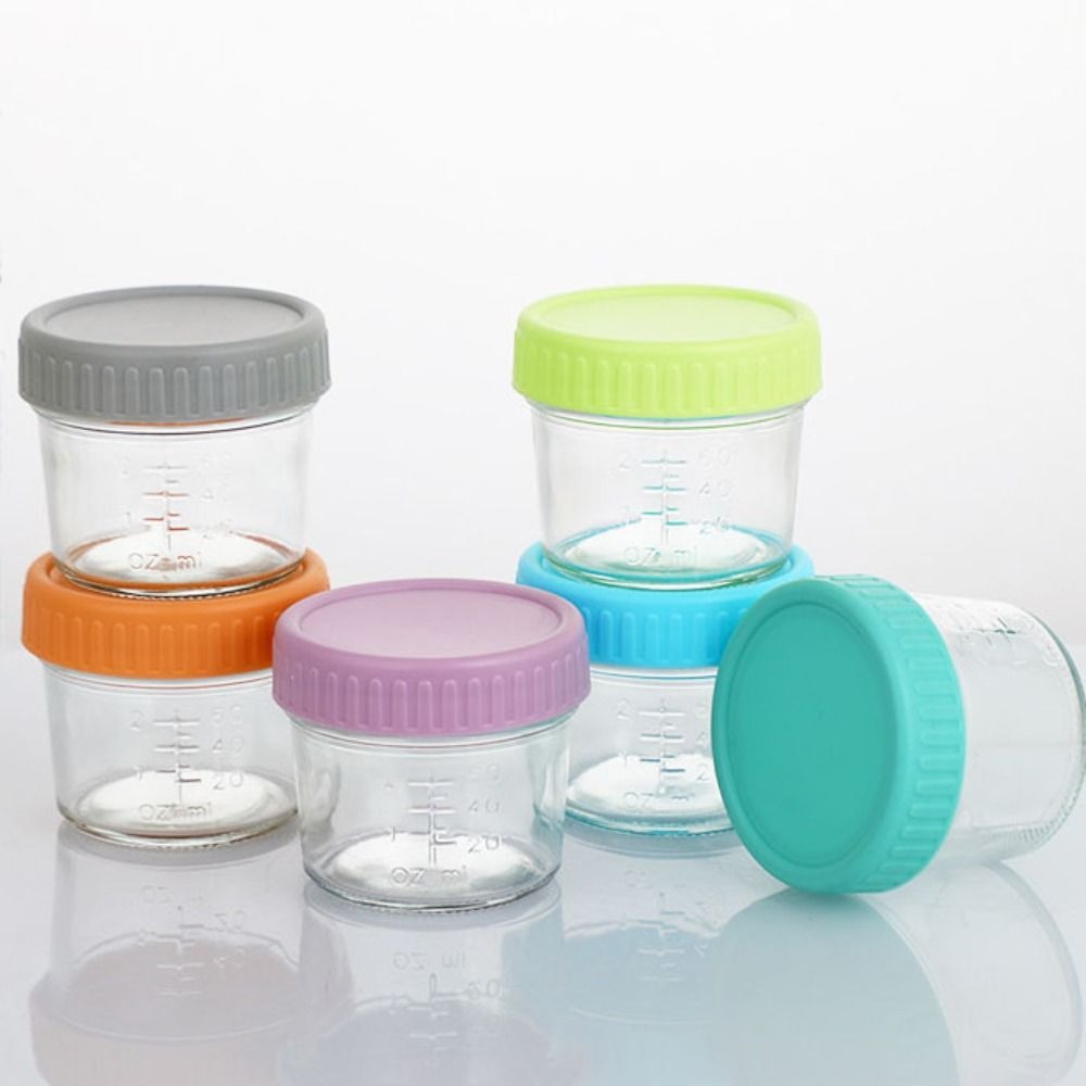 6 Stück Glas-Babynahrungsgläse – Baby Food Glass Containers Bewertung und Preis