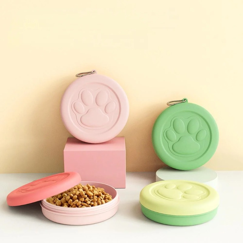 Neue Tragbare 2-in-1 Hundefutt – Snack Container Travel Bewertung und Preis