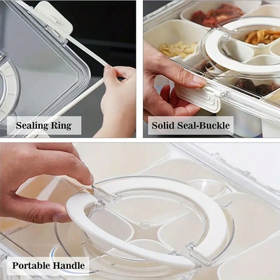 8-Fächer-Snackbehälter mit Dec – Snack Container Travel Bewertung und Preis