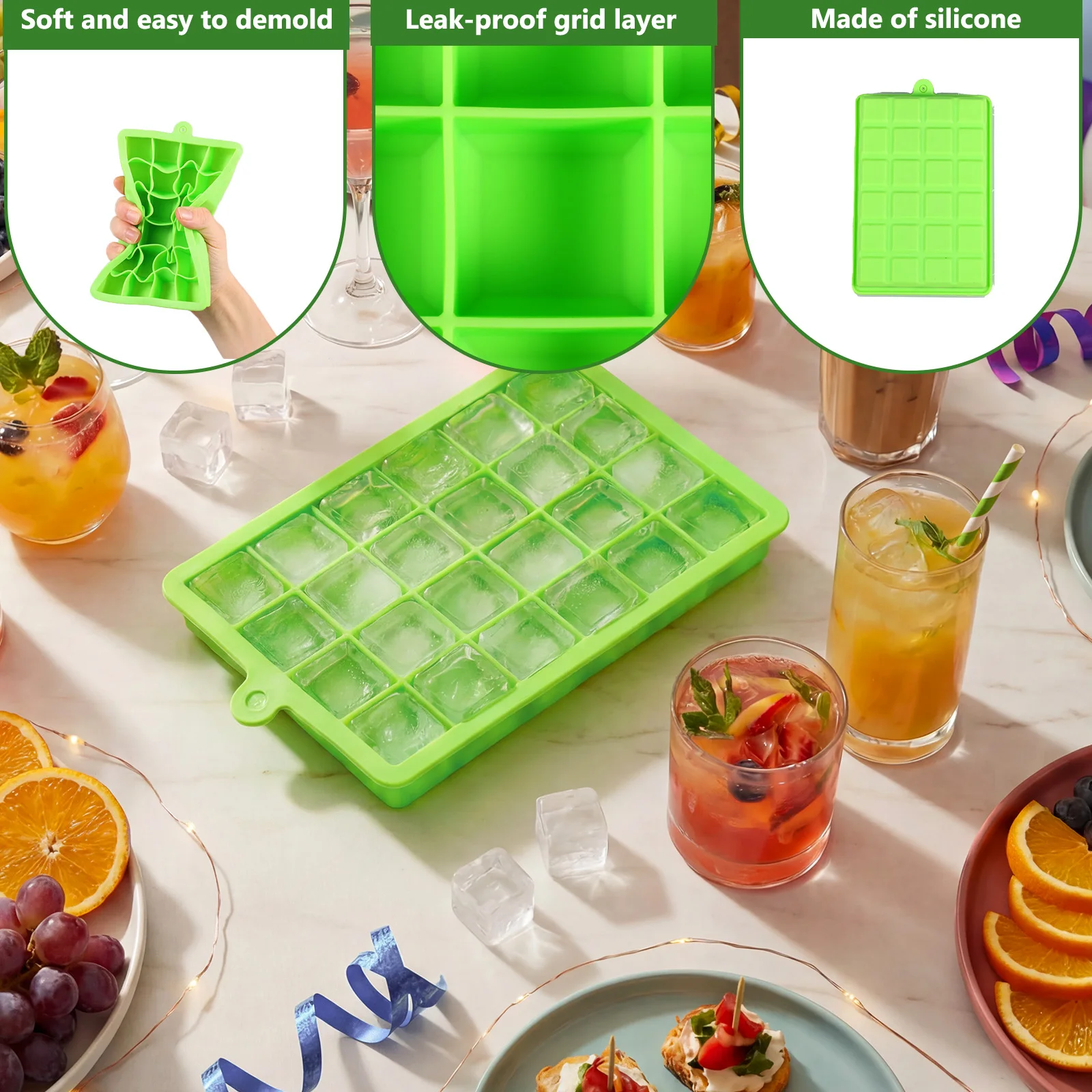 Silikon-Eiswürfelform, leicht  – Freezer Tray Baby Bewertung und Preis