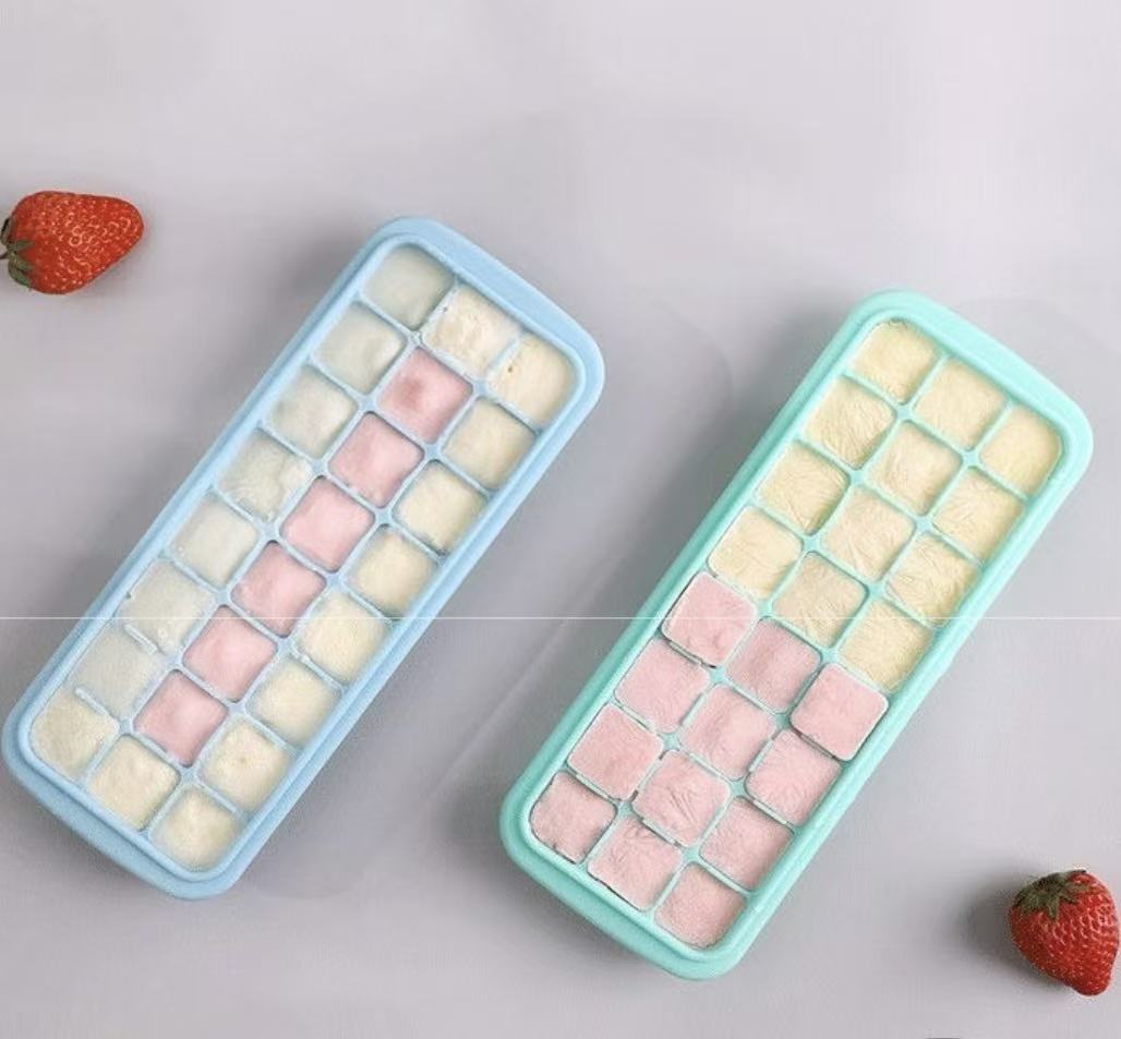 Silikon-Eiswürfelform mit Deck – Freezer Tray Baby Bewertung und Preis