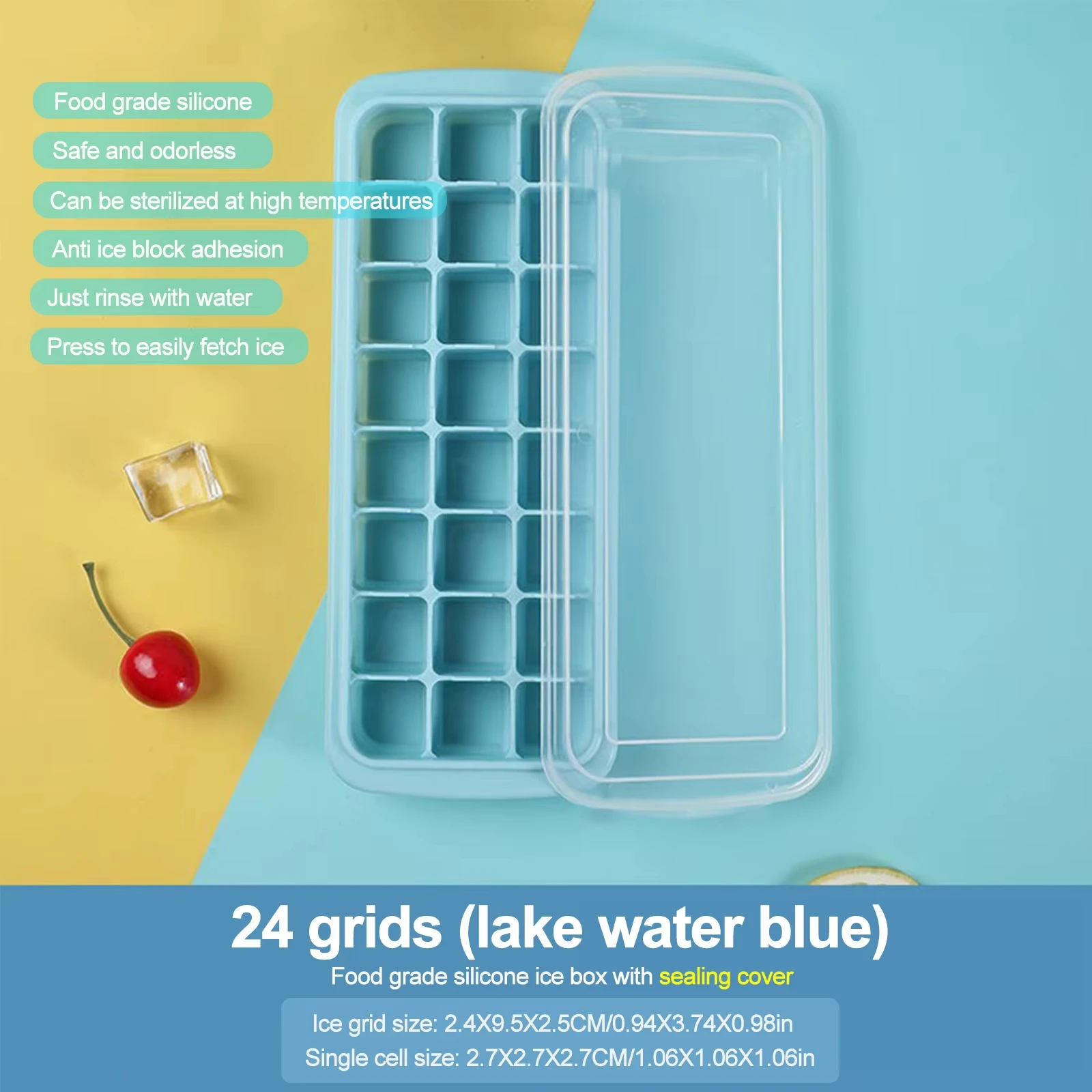 Silikon-Eiswürfelform mit Deck – Freezer Tray Baby Bewertung und Preis