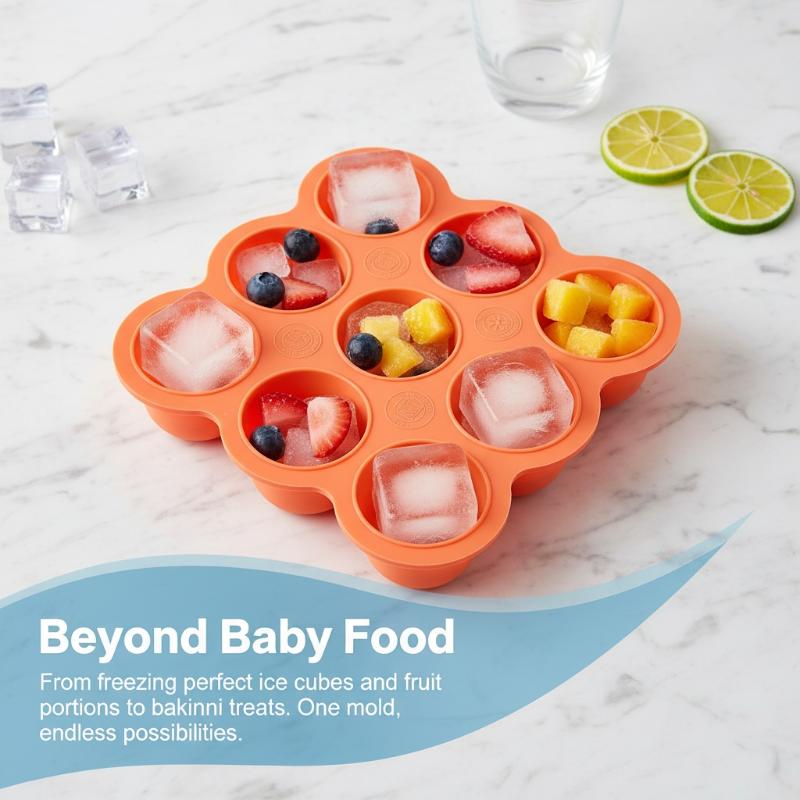 Baby-Nahrung Silikonbehälter 9 – Freezer Tray Baby Bewertung und Preis