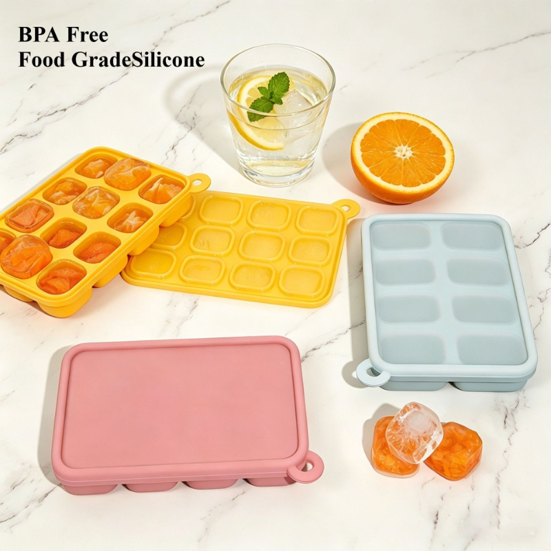 Platin-Silikon Baby-Nahrungsmi – Freezer Tray Baby Bewertung und Preis