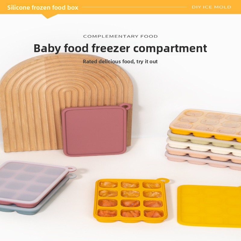 Platin-Silikon Baby-Nahrungsmi – Freezer Tray Baby Bewertung und Preis