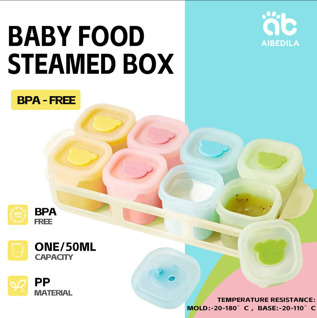 AIBEDILA Baby Silikon-Gefrierb – Baby Food Glass Containers Bewertung und Preis