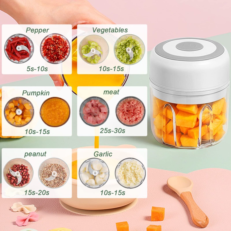 250ML Elektrischer Knoblauchze – Baby Food Meat Bewertung und Preis