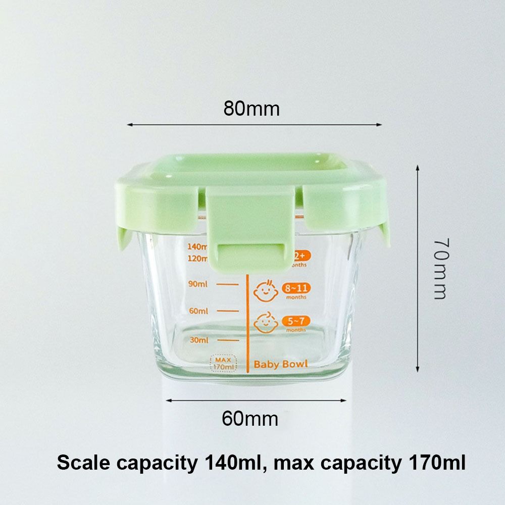 Neue 170 ml Lebensmittel Lager – Baby Food Jars Glass Bewertung und Preis
