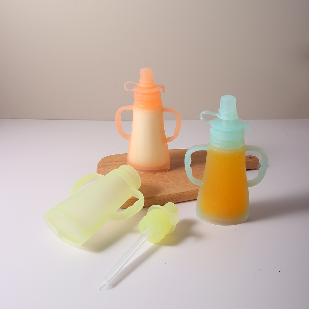 Neue Wiederverwendbare Silikon – Baby Food Pouches Reusable Bewertung und Preis