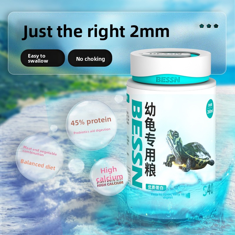 BESSN Ganzstufenschildkrötenfu – Baby Food Shrimp Bewertung und Preis