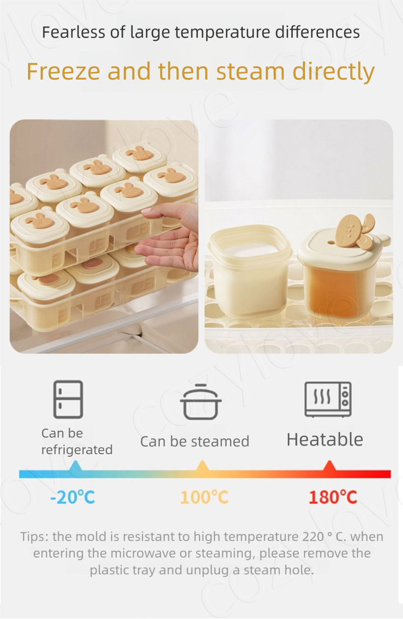 Tragbare Babykost-Gefrierbehäl – Baby Food Pouches Reusable Bewertung und Preis