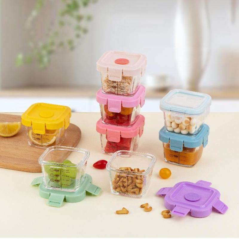 Hitzebeständige Aufbewahrungsb – Baby Food Glass Containers Bewertung und Preis