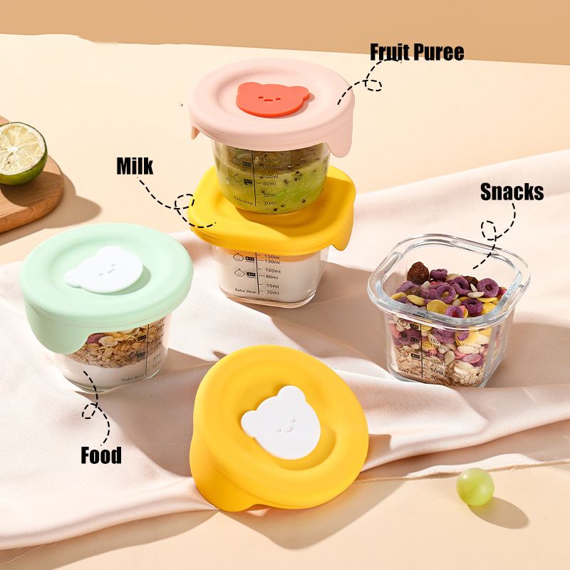 180 ml Glas-Vorratsdosen für B – Baby Food Glass Containers Bewertung und Preis