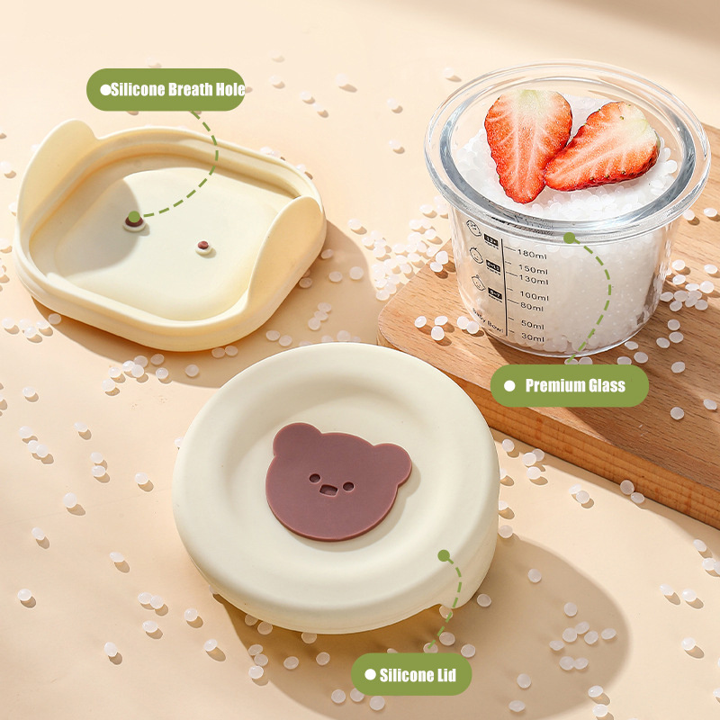 180 ml Glas-Vorratsdosen für B – Baby Food Glass Containers Bewertung und Preis