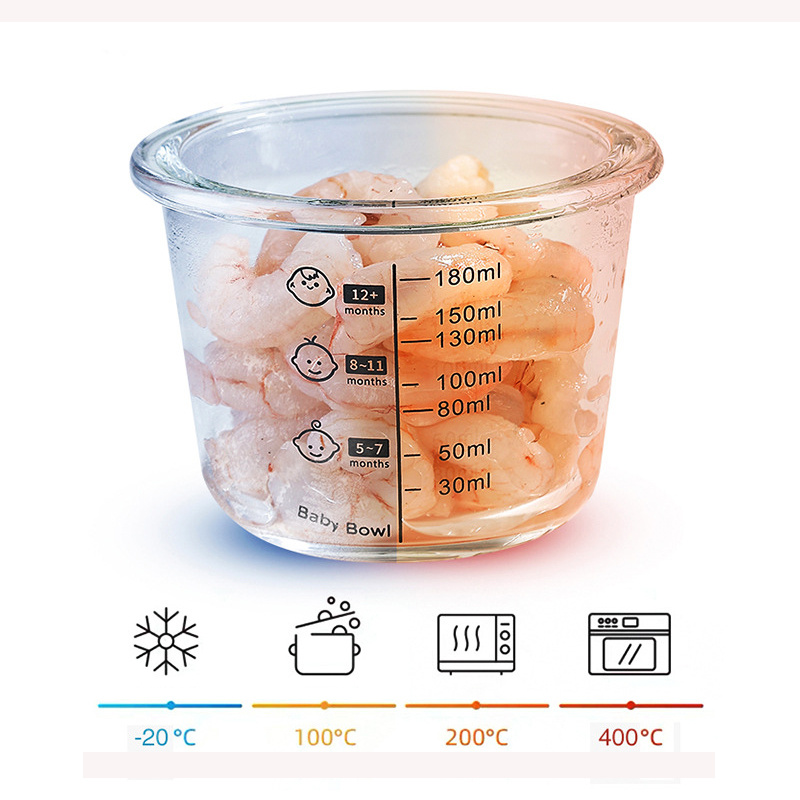 180 ml Glas-Vorratsdosen für B – Baby Food Glass Containers Bewertung und Preis