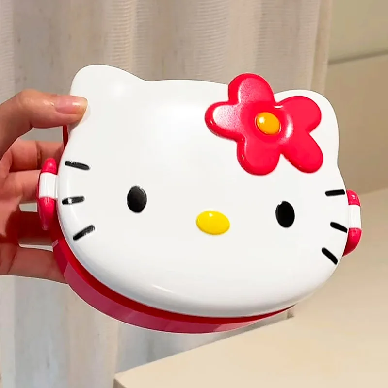 Niedliche Hello Kitty-förmige  – Snack Container Travel Bewertung und Preis