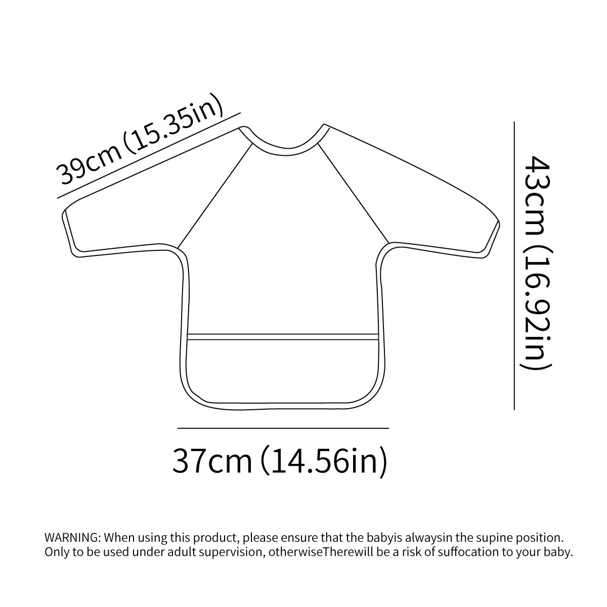 Langärmliges Baby-Lätzchen, ma – Bib Long Sleeve Bewertung und Preis