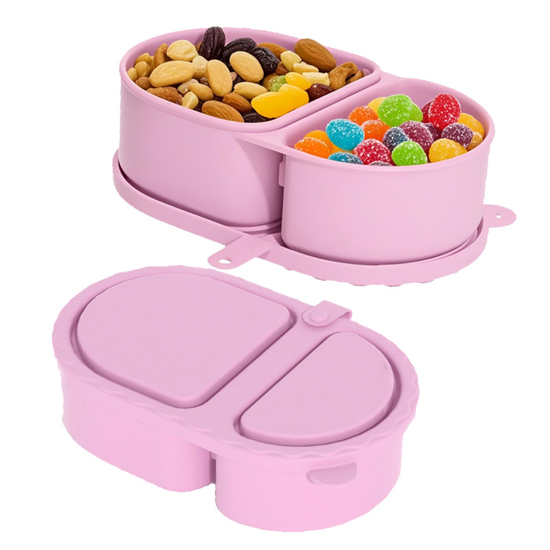 2-Fach Faltbarer Silikon-Sauce – Snack Container Travel Bewertung und Preis