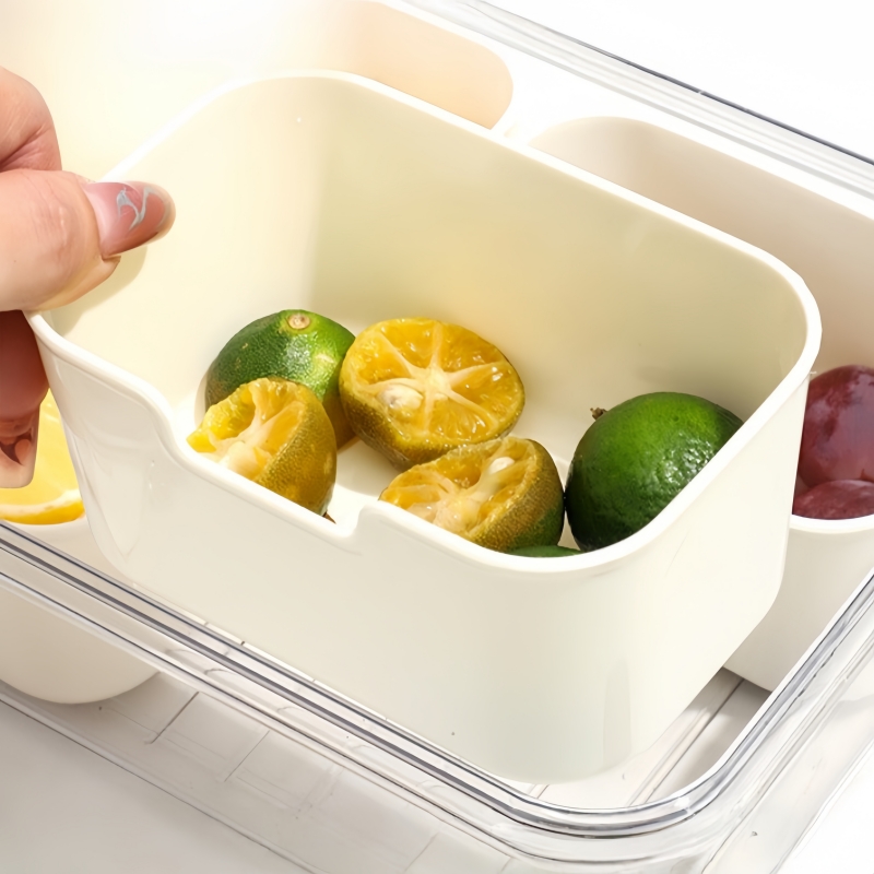 Transparenter 8/4-Fächer Snack – Snack Container Travel Bewertung und Preis