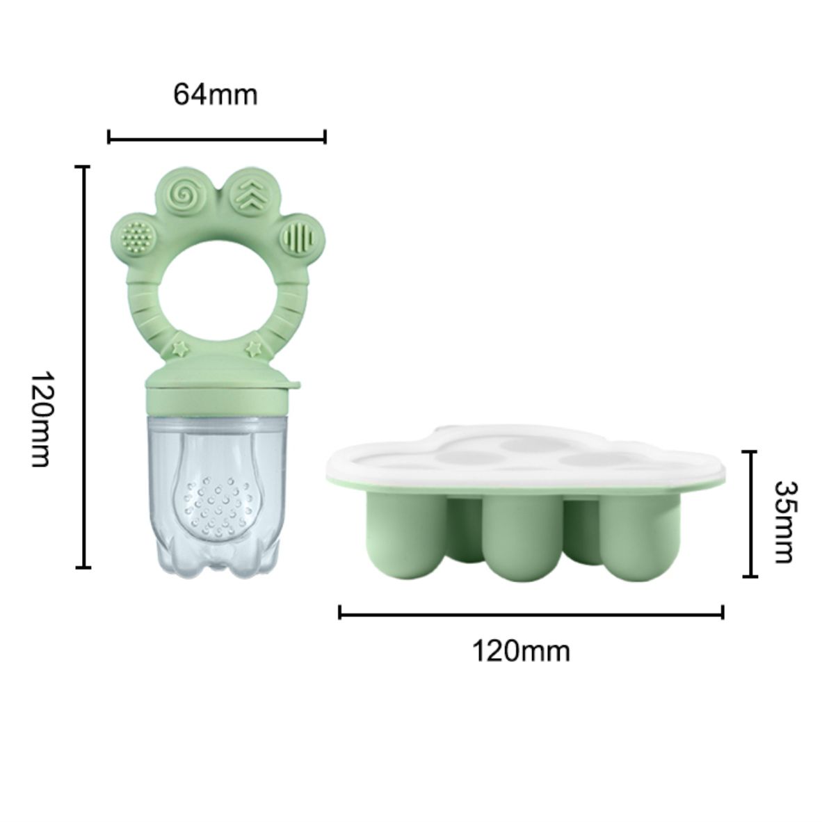 Baby-Frucht-Fütterungsgerät &  – Freezer Tray Baby Bewertung und Preis